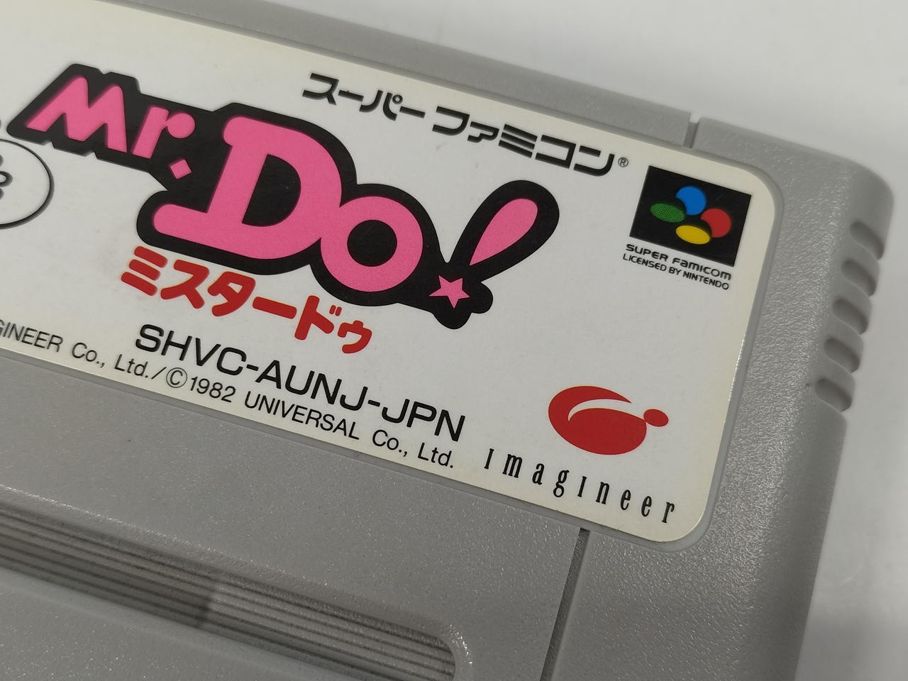 Imagineer Mr.Do SFC Game Action Arcade Port Used
