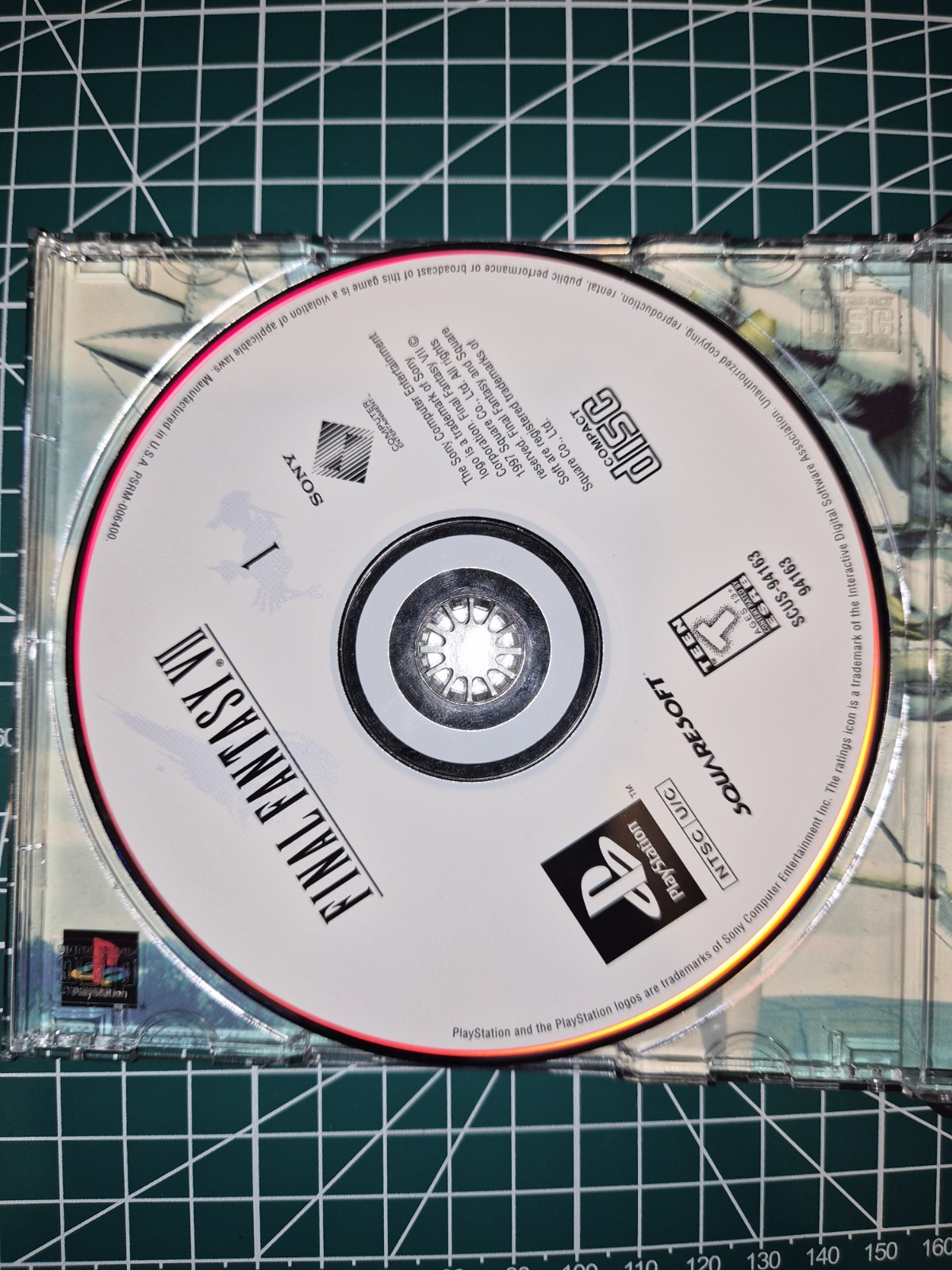 Final Fantasy VII 7 PlayStation 1 PS1 TESTED VG No Manual Squaresoft