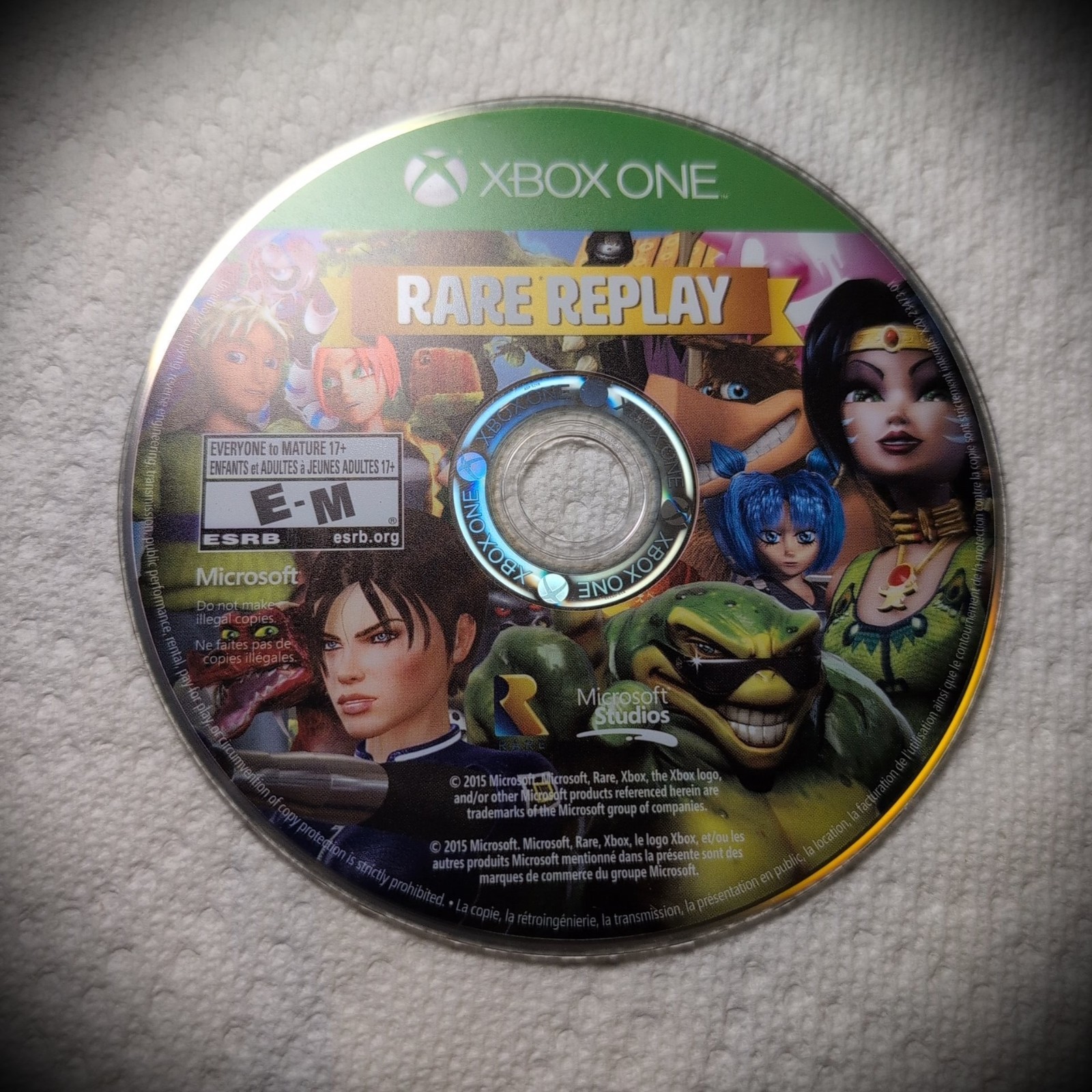 Xbox One Game Rare Replay XB1 Disc Only