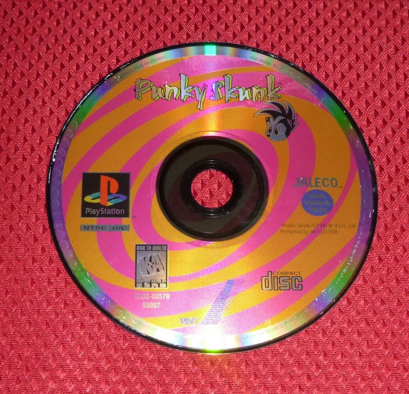 Punky Skunk (Sony PlayStation 1, 1998 PS1)-Disc Only