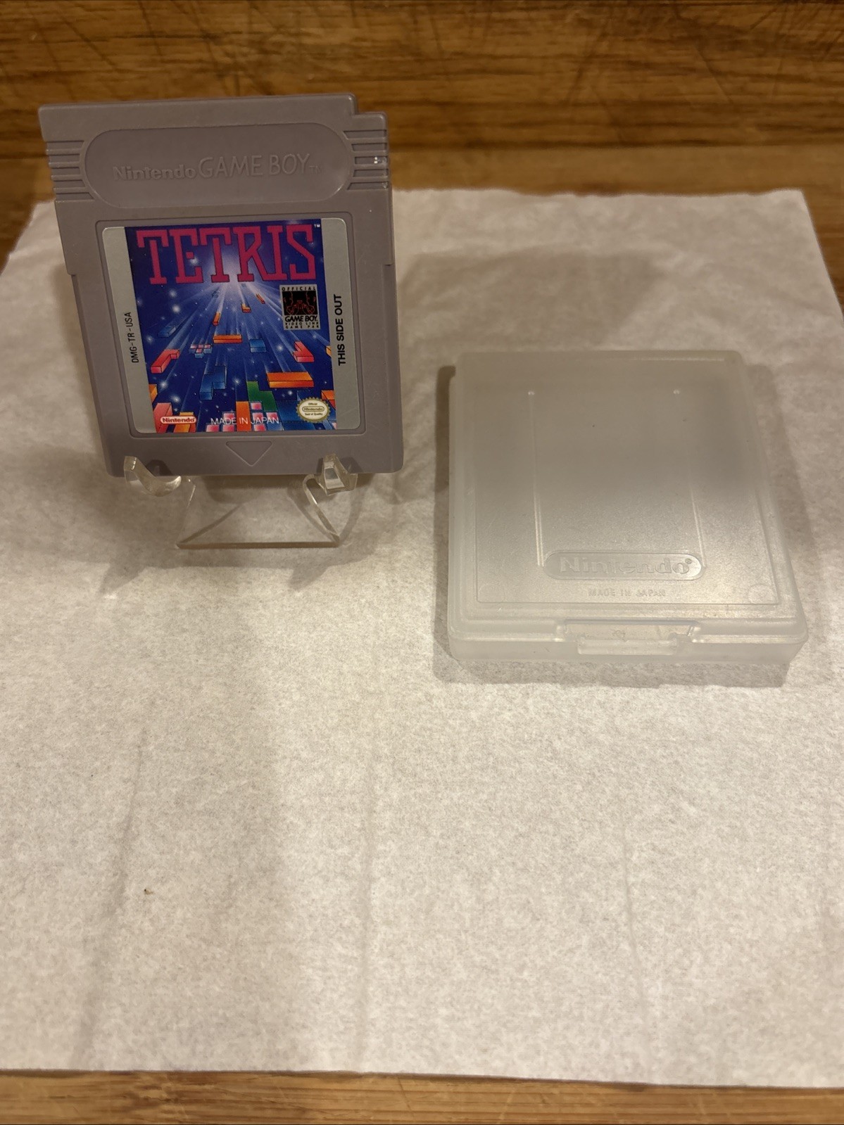 Tetris (Nintendo Game Boy, 1989) Authentic Original Tested & Working W/ OEM Case