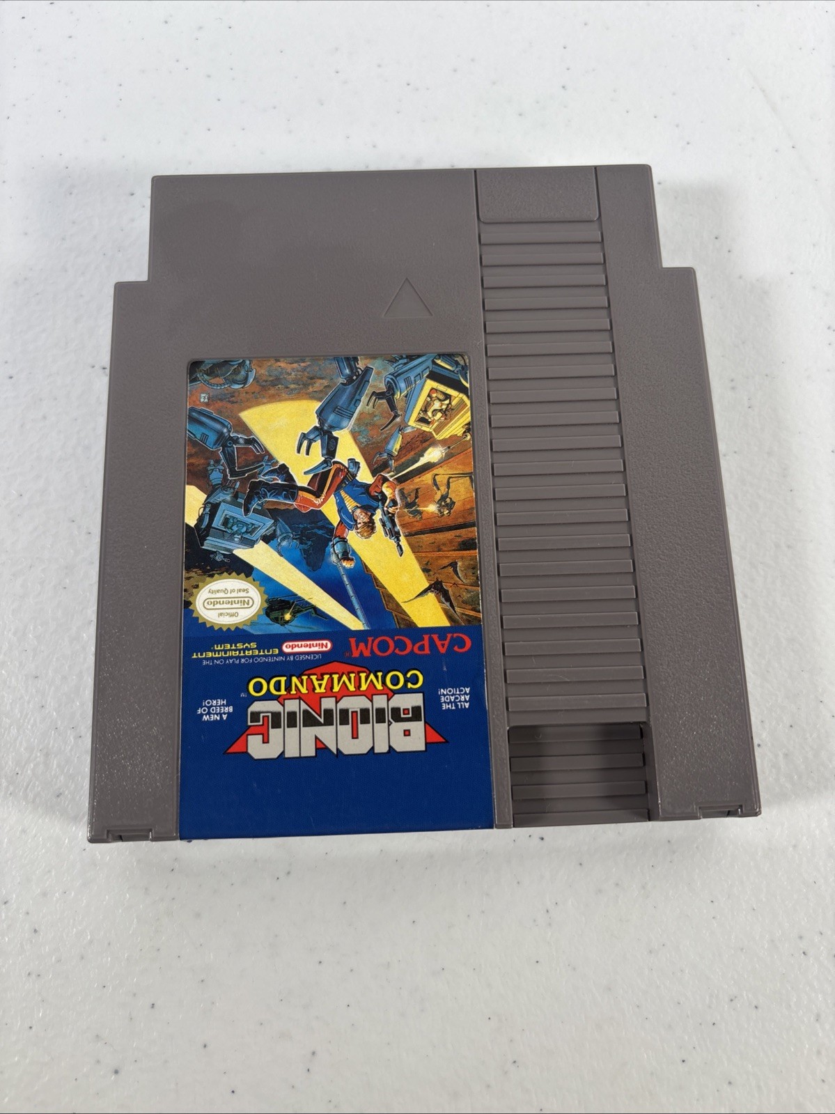 Bionic Commando – Nintendo NES, 1988 Authentic Game Cartridge – Tested