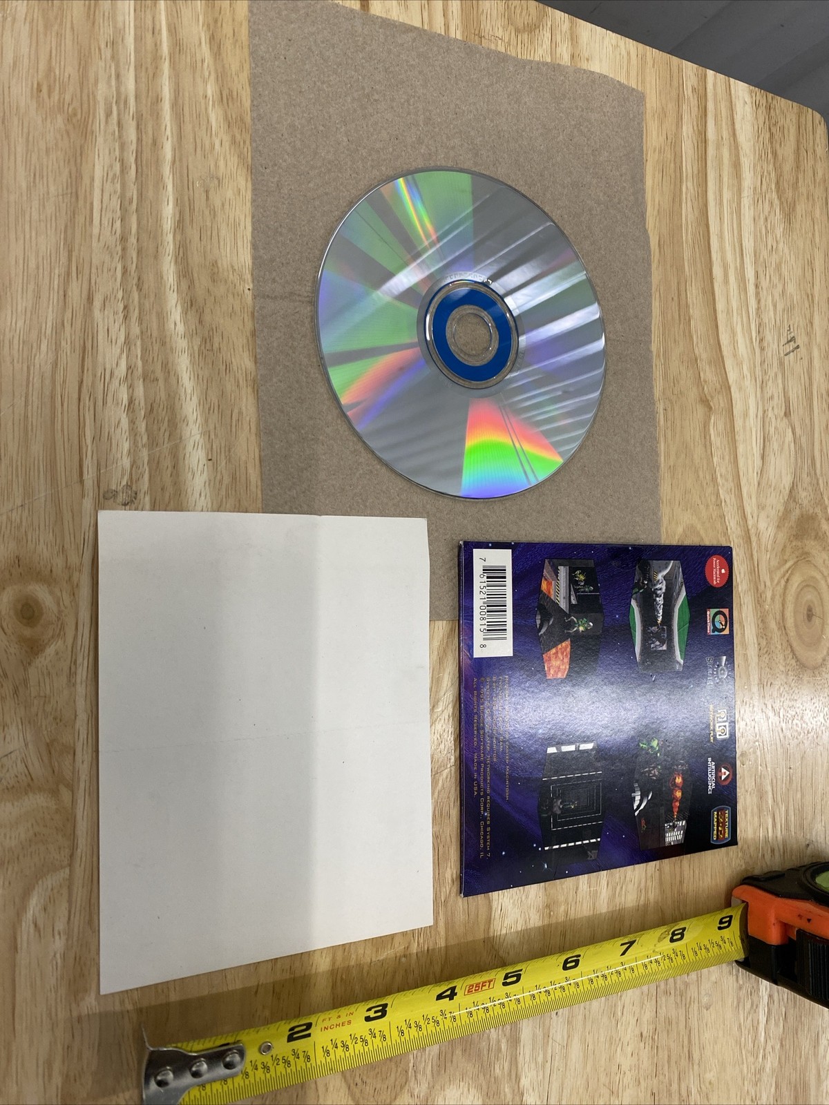 Rare! New Unused Serial Number 1995 Bungie Marathon CD Mac Vintage Video Games