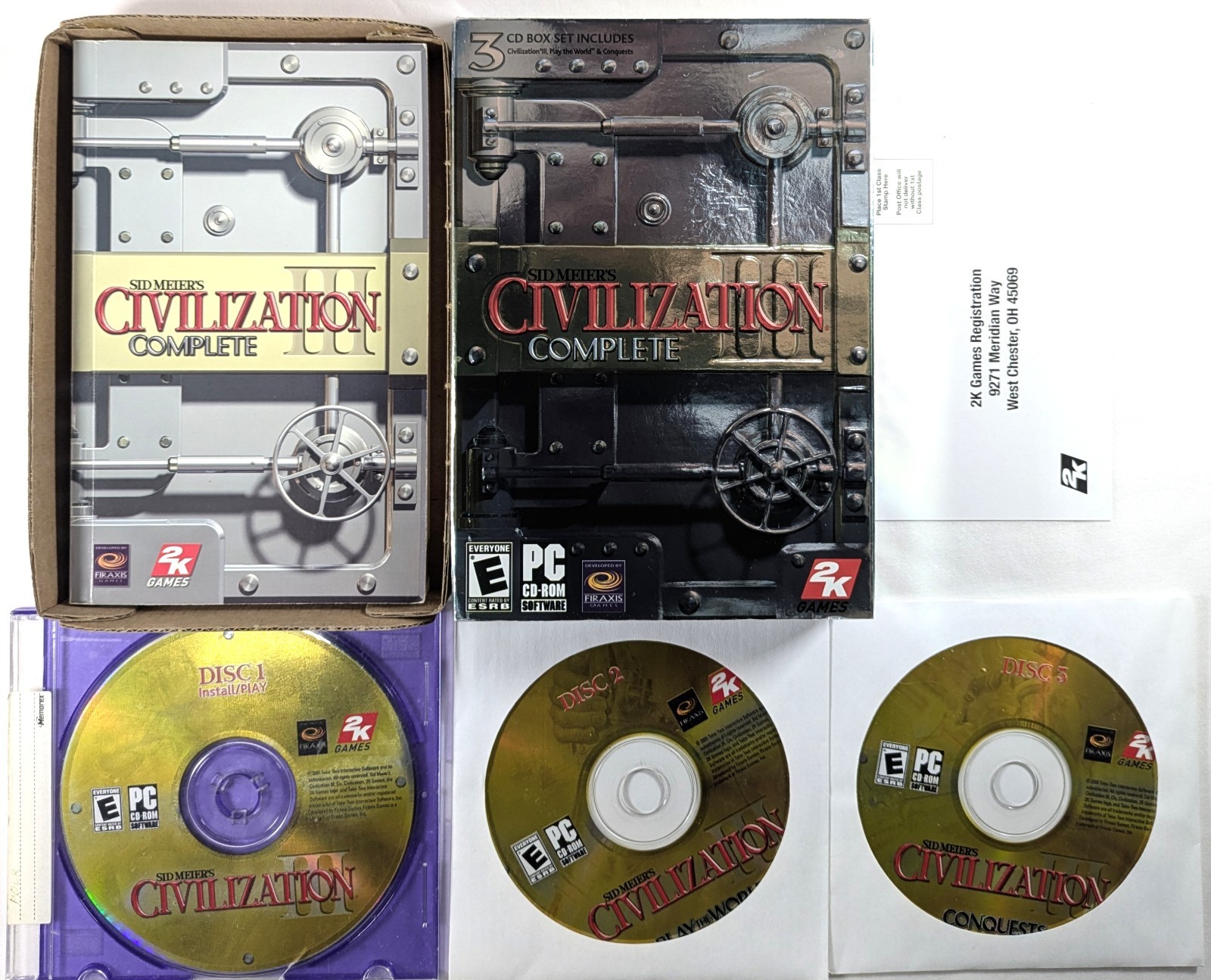 Civilization III Complete NOT Tested Small Box Edition see description