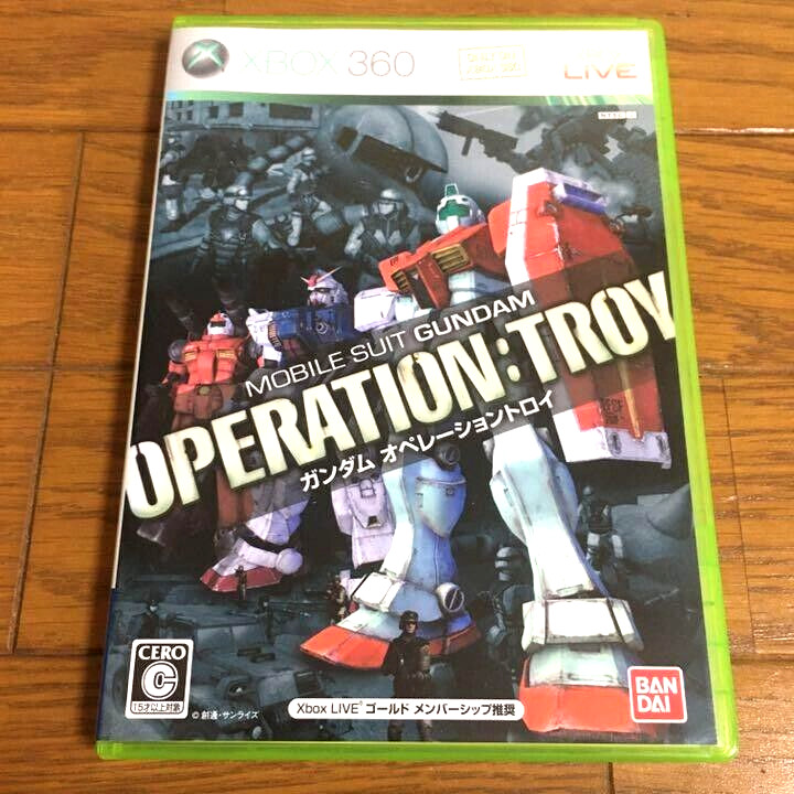 Mobile Suit Gundam Operation Troy 360 bandai Microsoft Xbox 360 From Japan