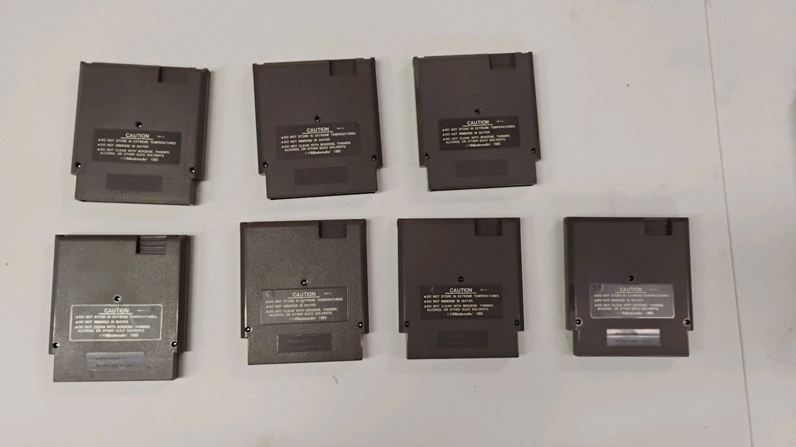 Nintendo NES Authentic Games Bundle (7) Tested And Works (Mike Tysons Punchout)