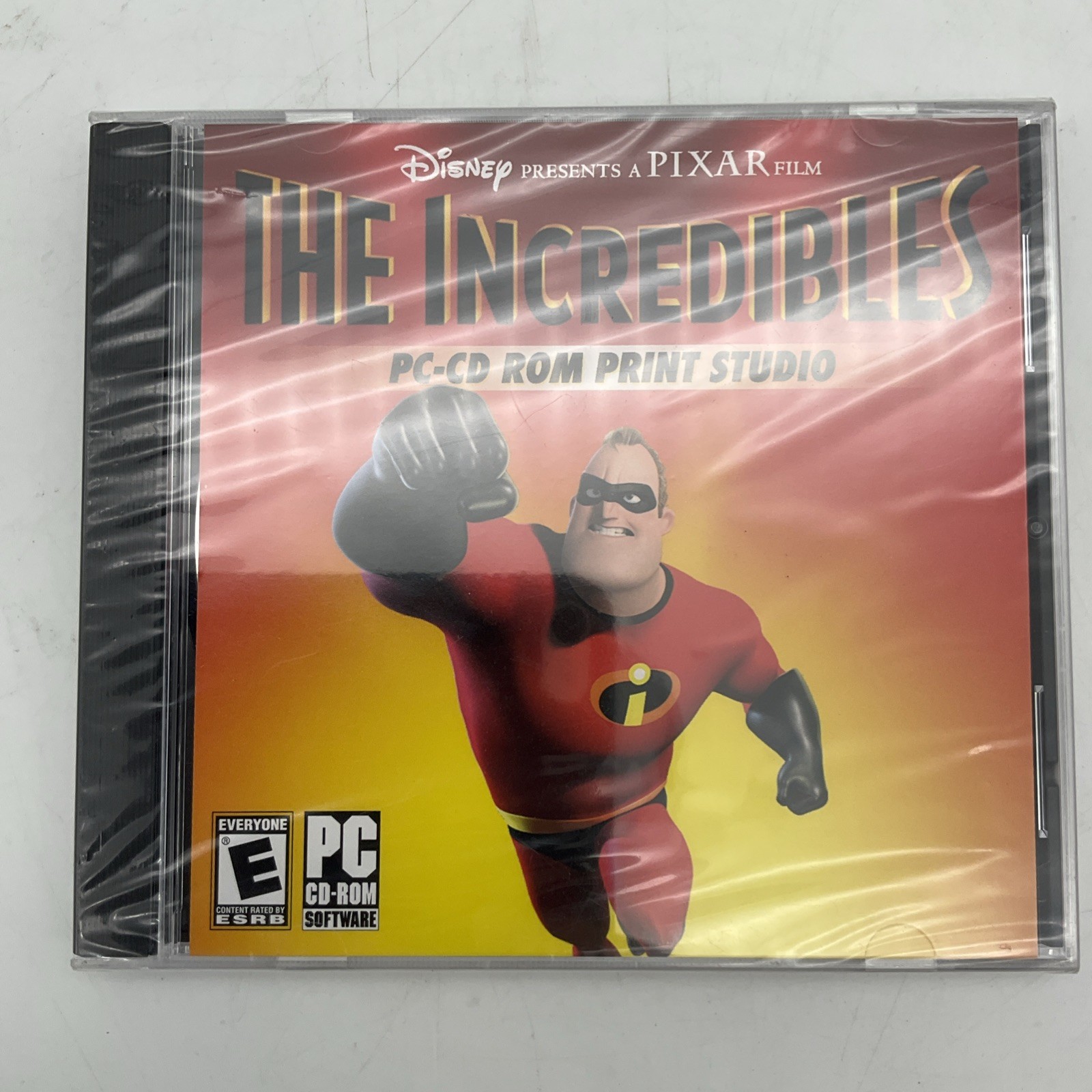 The Incredibles Disney Pixar PC- CD ROM Print Studio Software New Sealed Rated E