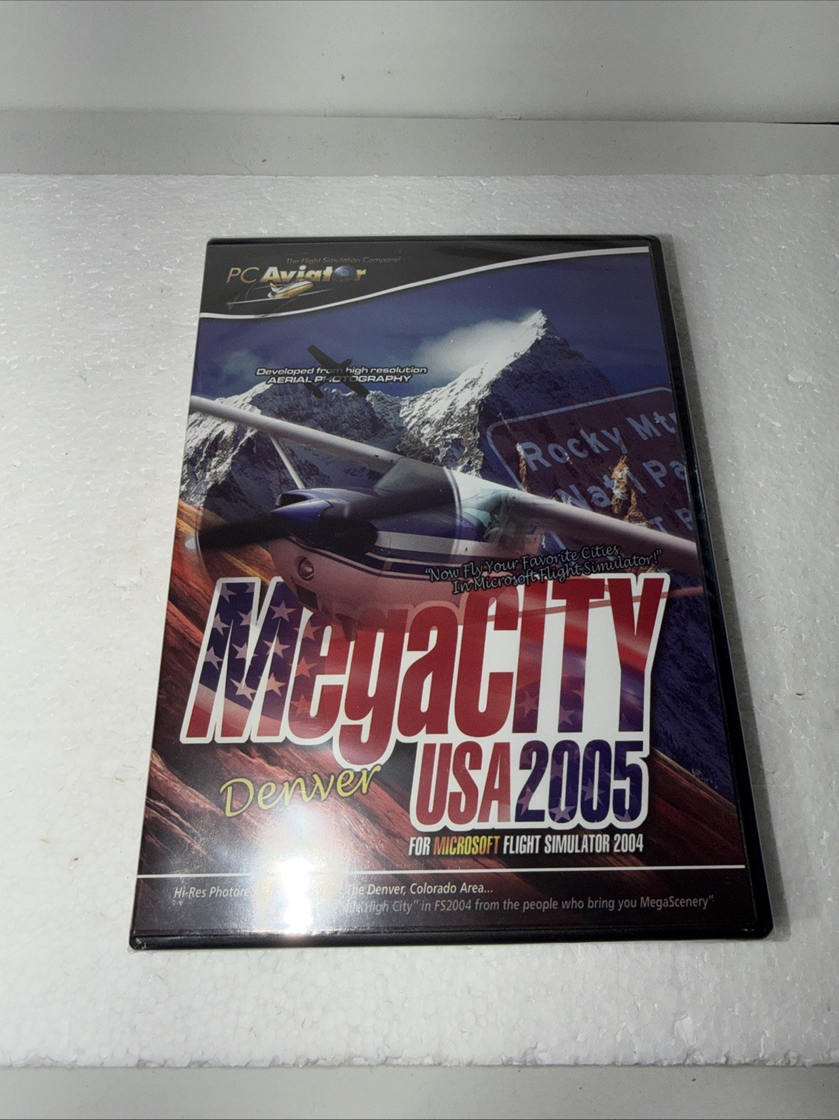 PC AVIATOR MEGACITY DENVER USA 2005 CD-ROM NEW SEALED