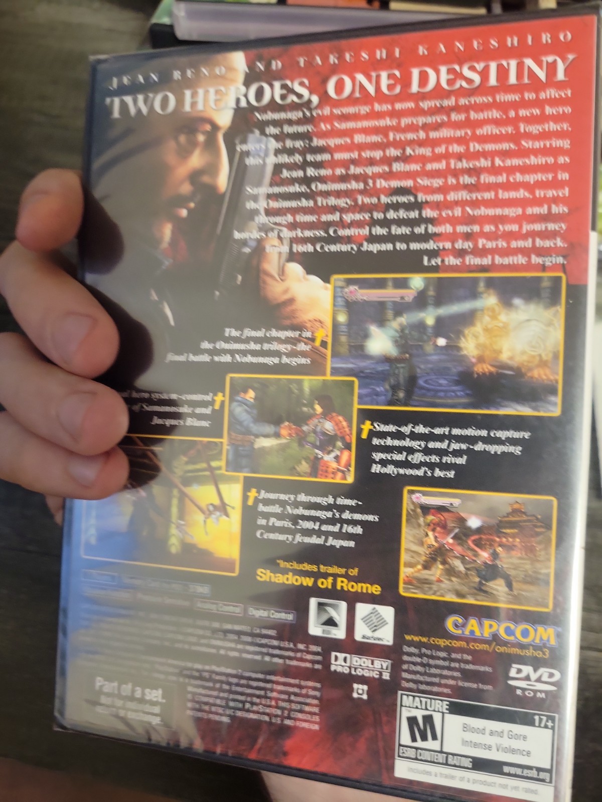 Capcom Onimusha 3: Demon Siege PS2 2004 M Action-Adventure NTSC-U/C Sealed