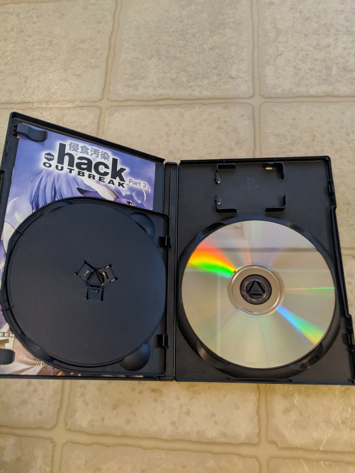 Dot .hack Outbreak Part 3 (Sony PlayStation 2) Complete with Anime (Rare)