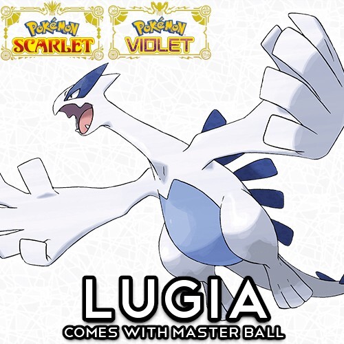 Non-Shiny Lugia 6IV Lv. 70 Timid Tower Duo Legendary Pokemon Scarlet Violet SV