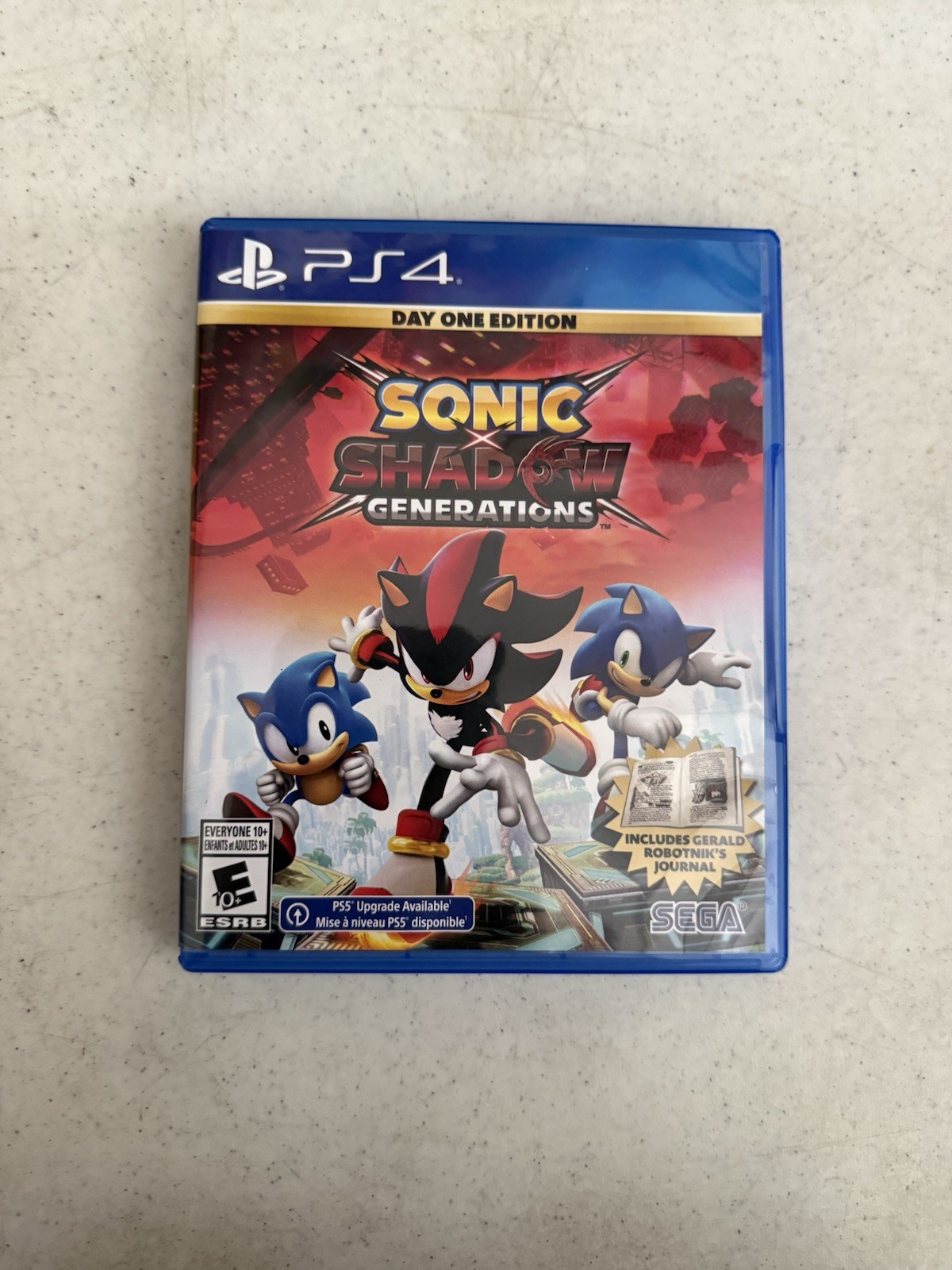 Day 1 Ed. Sonic X Shadow Generations US Version Limited Run Complete In Box Cib