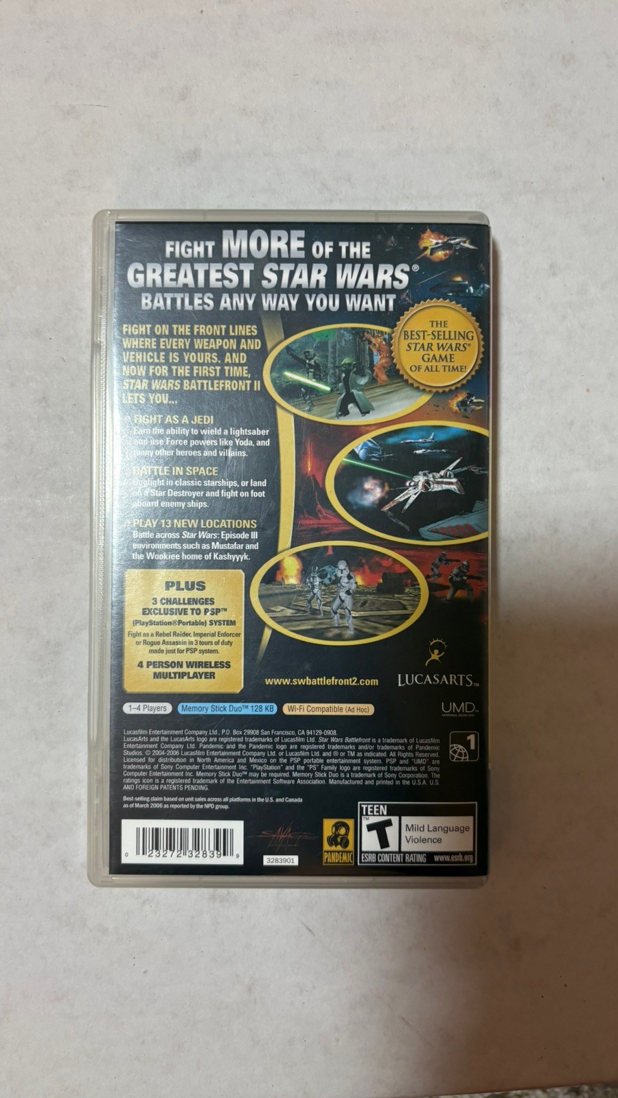 Star Wars Battlefront 2 – PlayStation Portable (PSP) – Case And Manual Only
