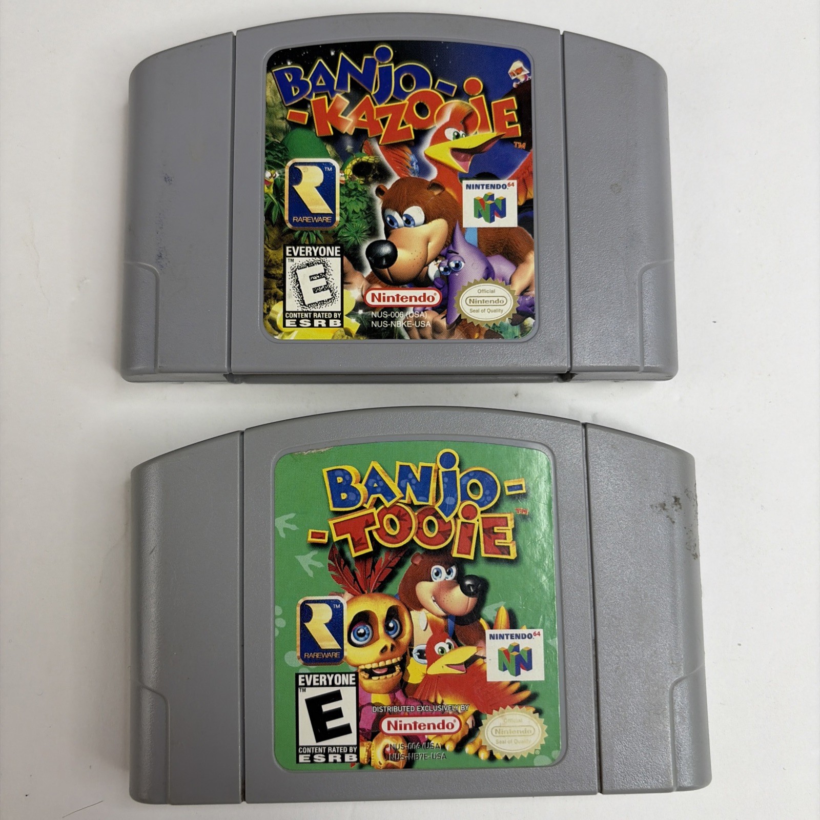 Banjo Tooie & Banjo Kazooie (Nintendo 64, 1998-2000) Authentic & Tested – Saves