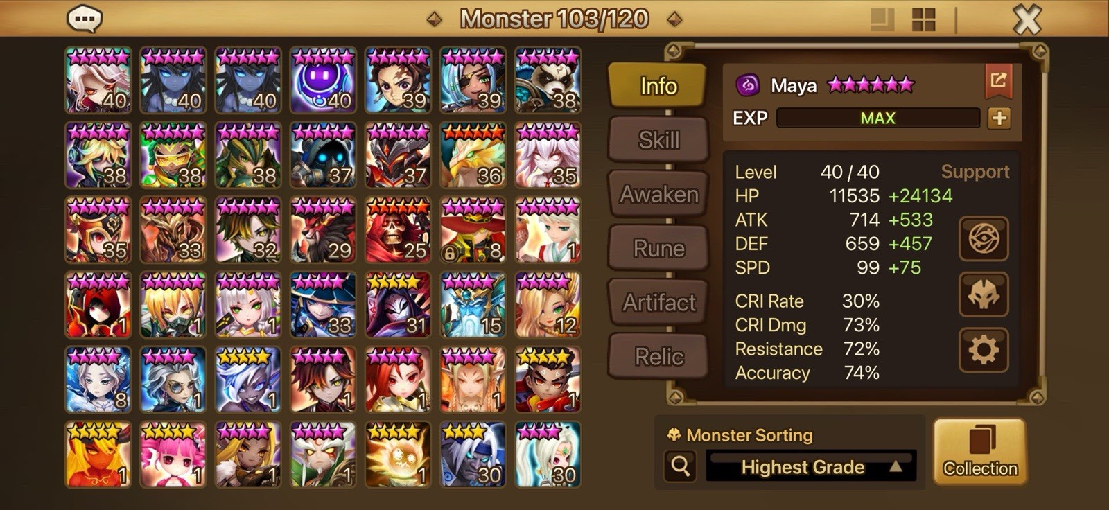 Summoner War Sky Arena 3LD5 Will Provide Info Upon Purchase No Shipping