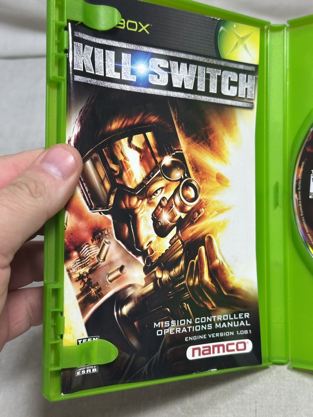 kill Switch (Microsoft Xbox, 2003) Complete and Tested