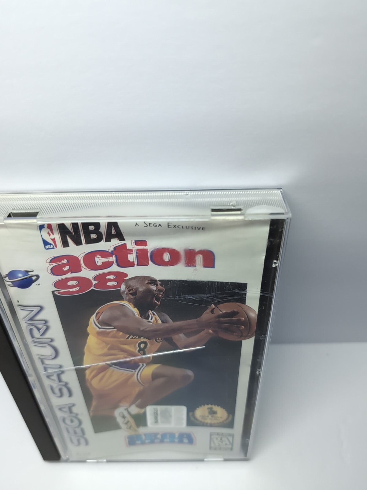 NBA Action 98 (Sega Saturn) Complete CIB TESTED AUTHENTIC KOBE FAST
