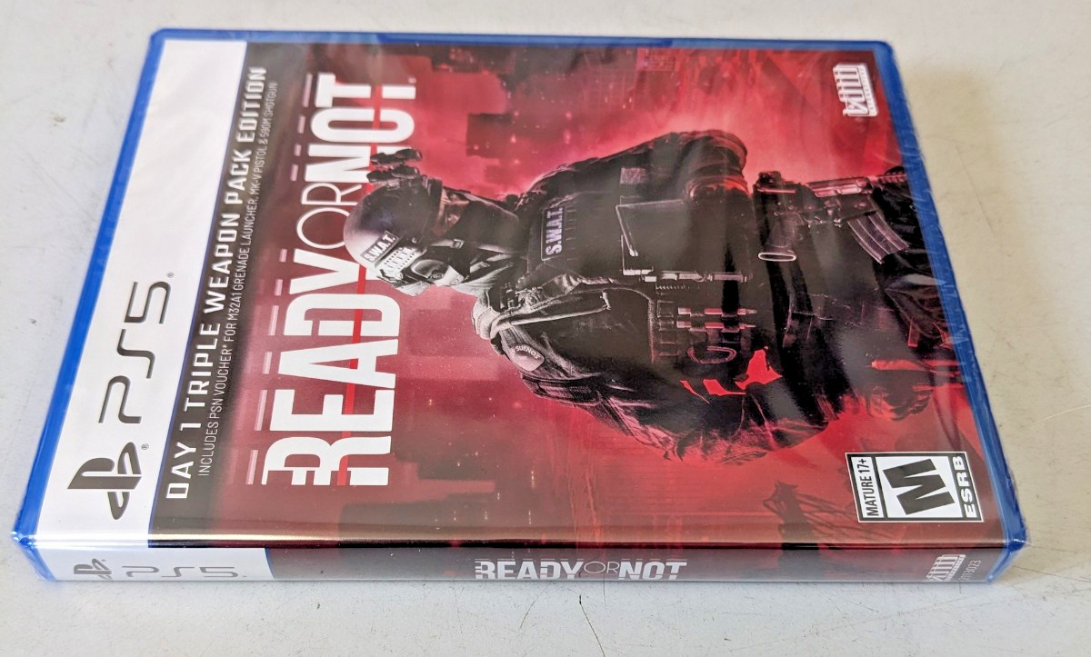 Ready or Not – Day 1 Ed. – Playstation 5 Tactical Game – NEW FREE US SHIPPING