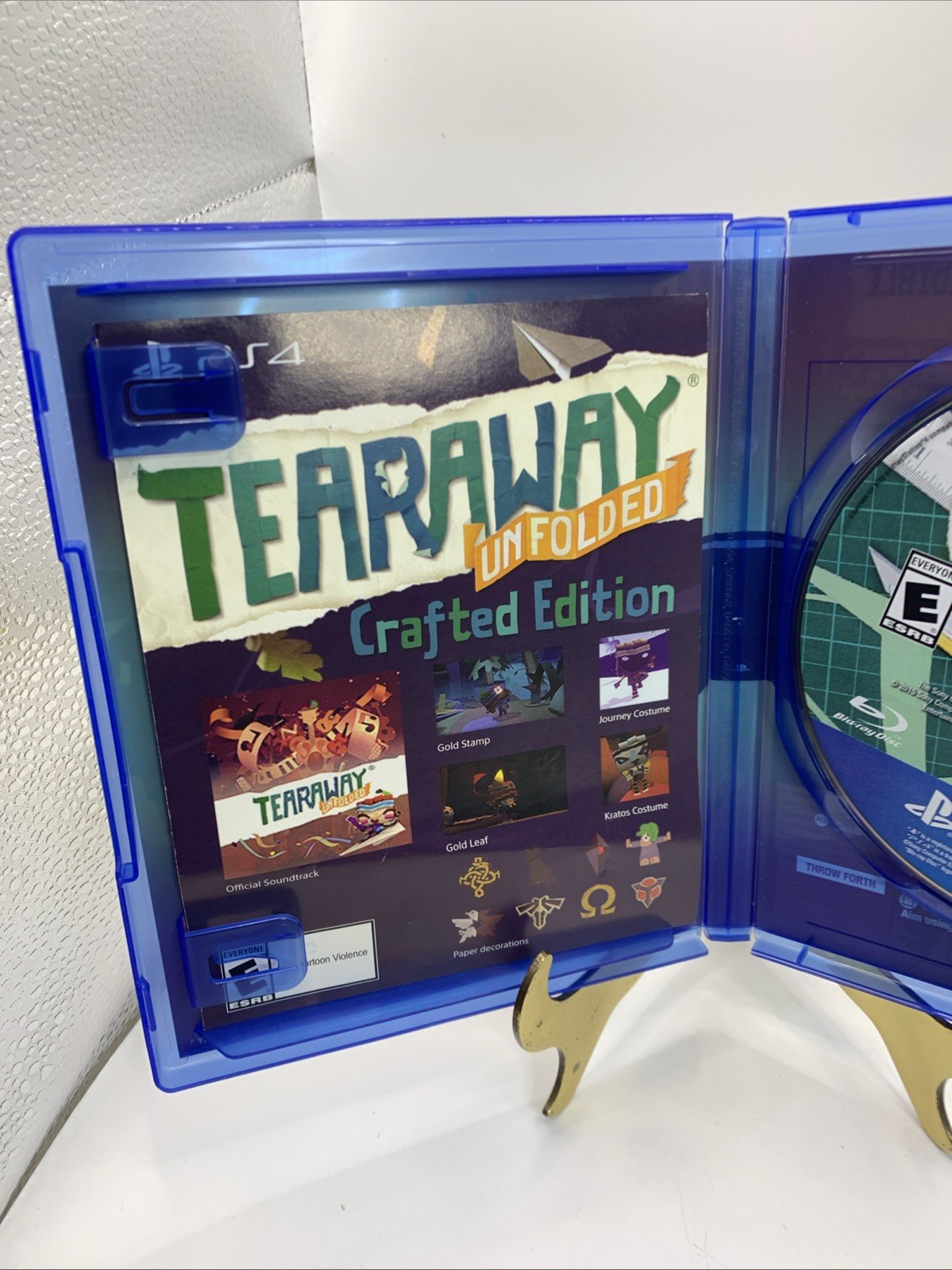 Tearaway Unfolded: Crafted Edition (Sony PlayStation 4, 2015) Disc Mint See Pics