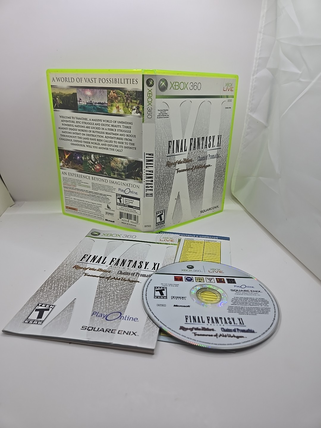 Final Fantasy XI Online Xbox 360 – Complete Tested Free Shipping.