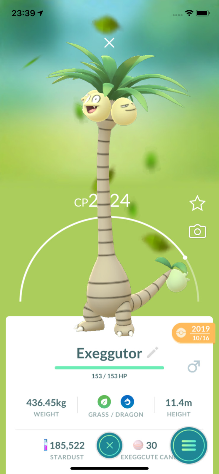 Pokemon TRADE – #103 Alolan Exeggutor !! Safe, Cheap & Fast !!