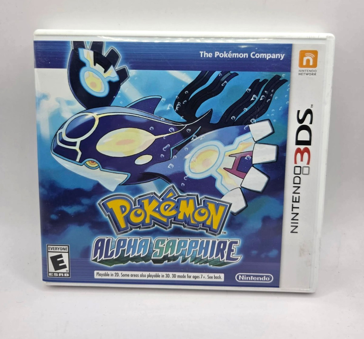 NINTENDO 3DS – Pokemon: Alpha Sapphire CASE & MANUAL (Nintendo 3DS, 2014)