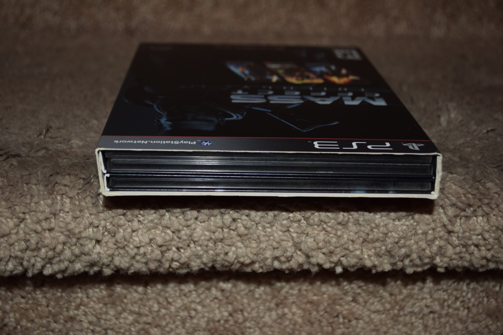 Mass Effect Trilogy PS3 Playstation 3 case, slip cover, (3) discs, paperwork