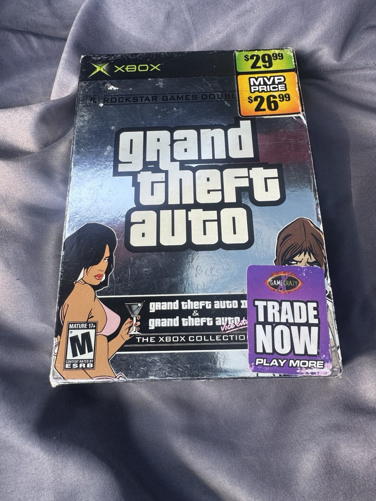 Grand Theft Auto Double Pack Original Microsoft Xbox With Manuals And Poster