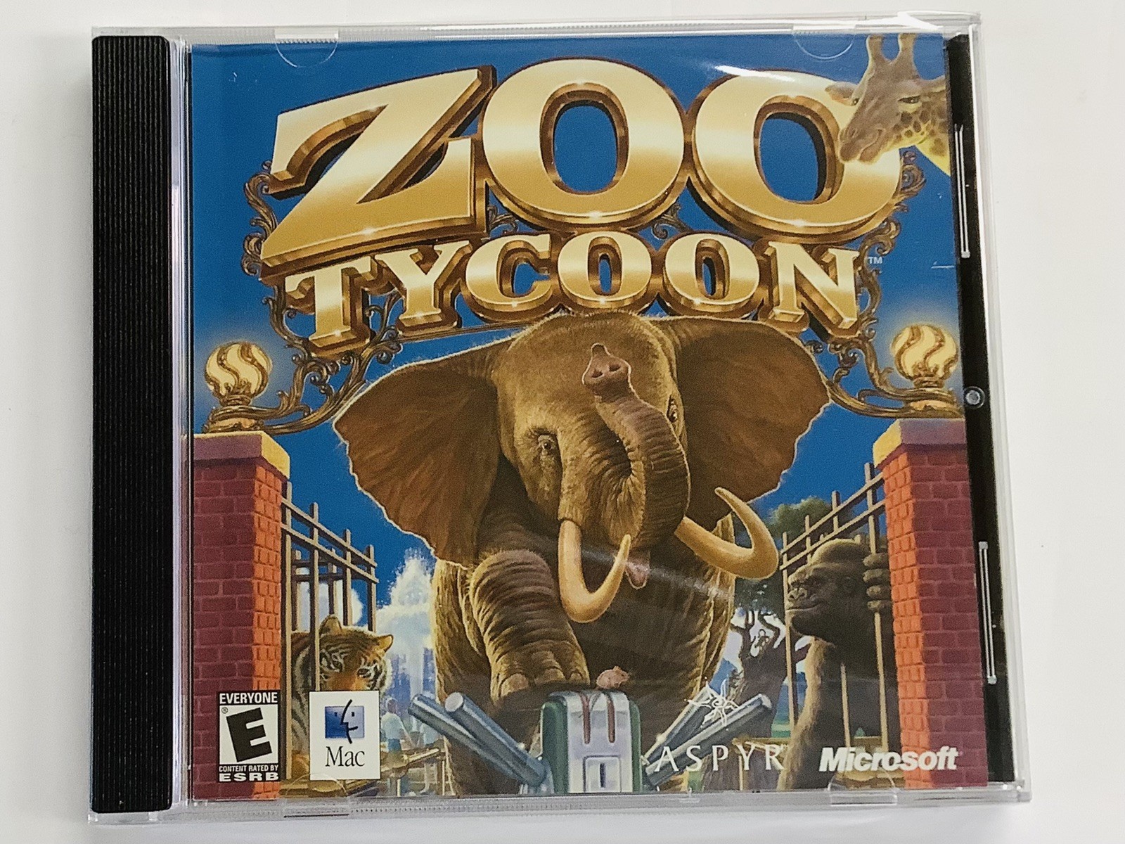 “BRAND NEW” Zoo Tycoon (Apple – MAC Version) Very Rare! Jewel Case SEALED