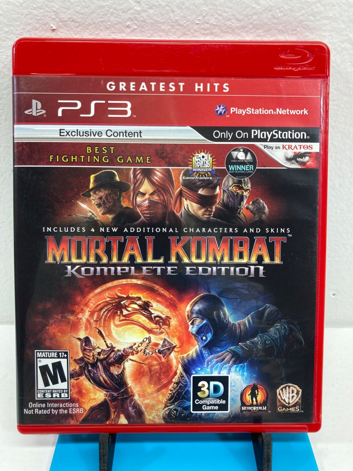 Mortal Kombat Komplete Edition PS3 Greatest Hits *MINT* Complete/Tested/Works!