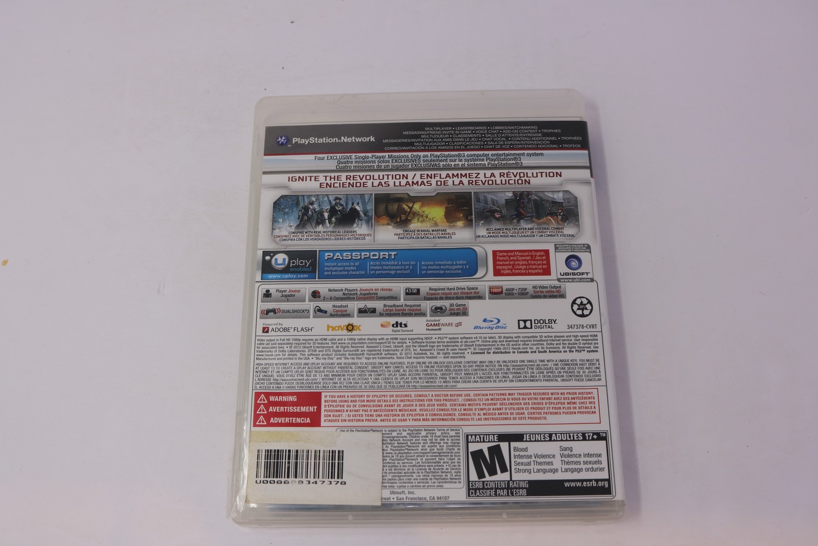 Assassin’s Creed III PS3