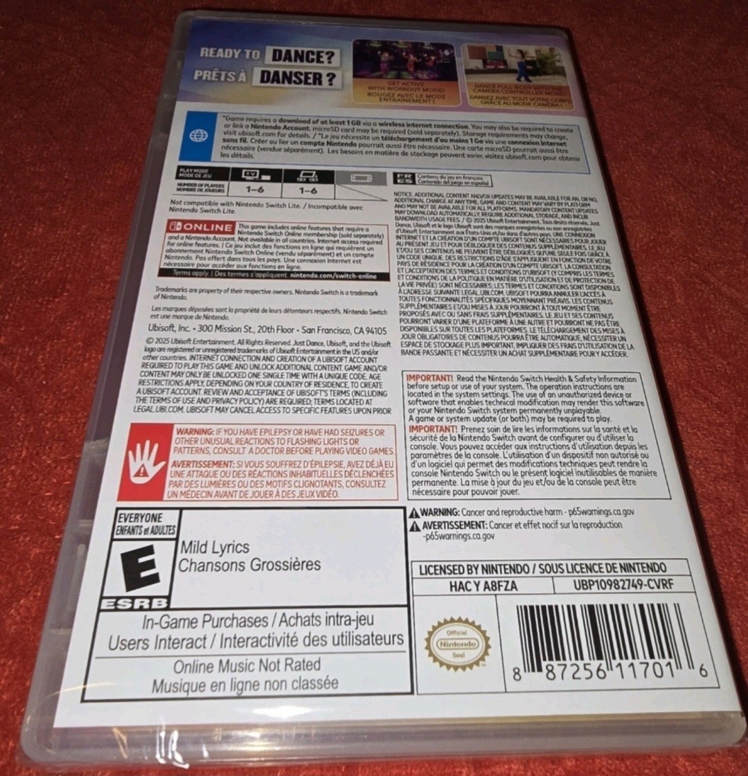 Just Dance 2026 Edition – Limited Edition, (Nintendo Switch ) ONLY DIGITAL CODE