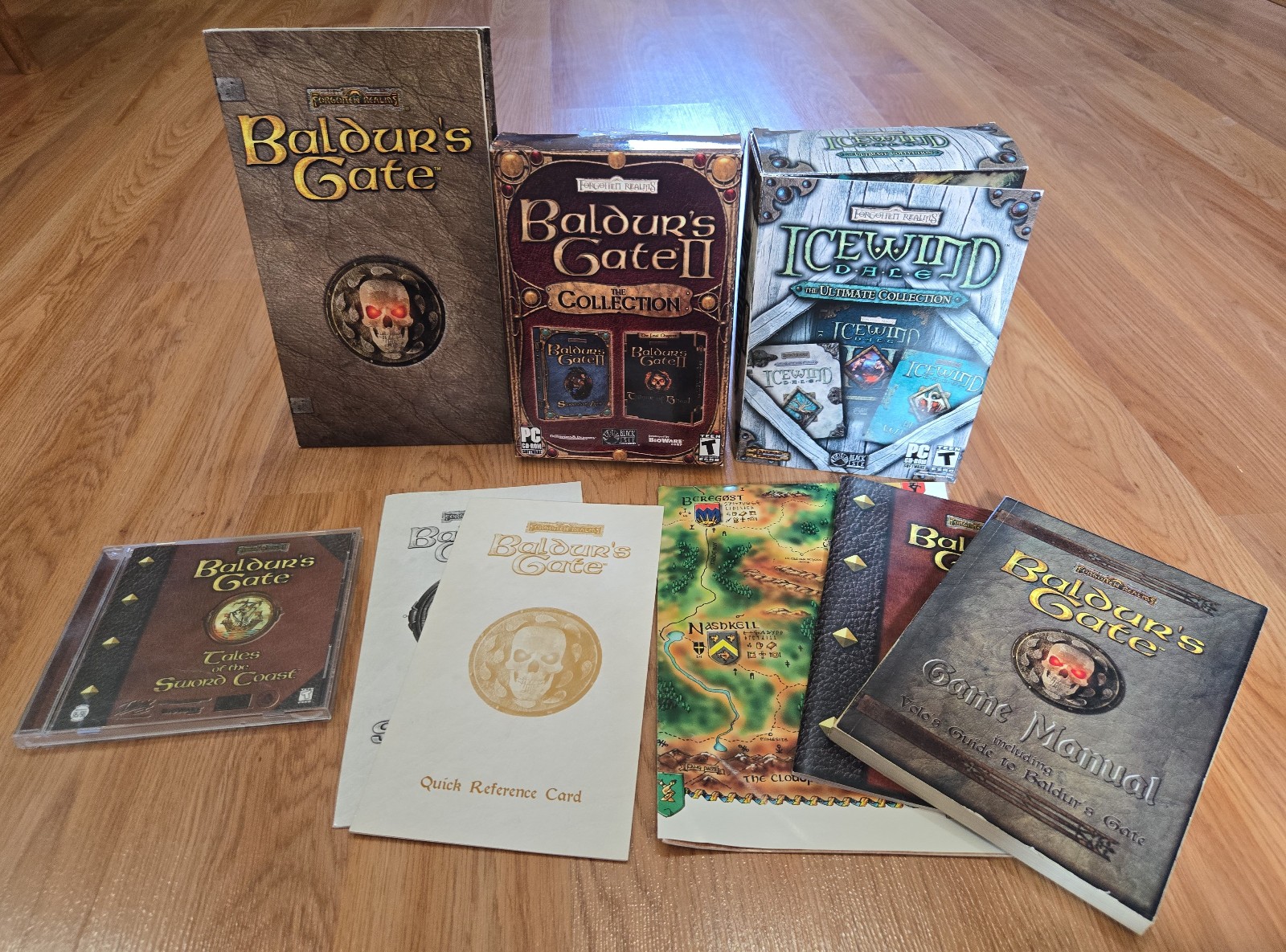 Baldur’s Gate PC LOT SET Tales From Sword Coast Icewind Dale Ultimate Collection
