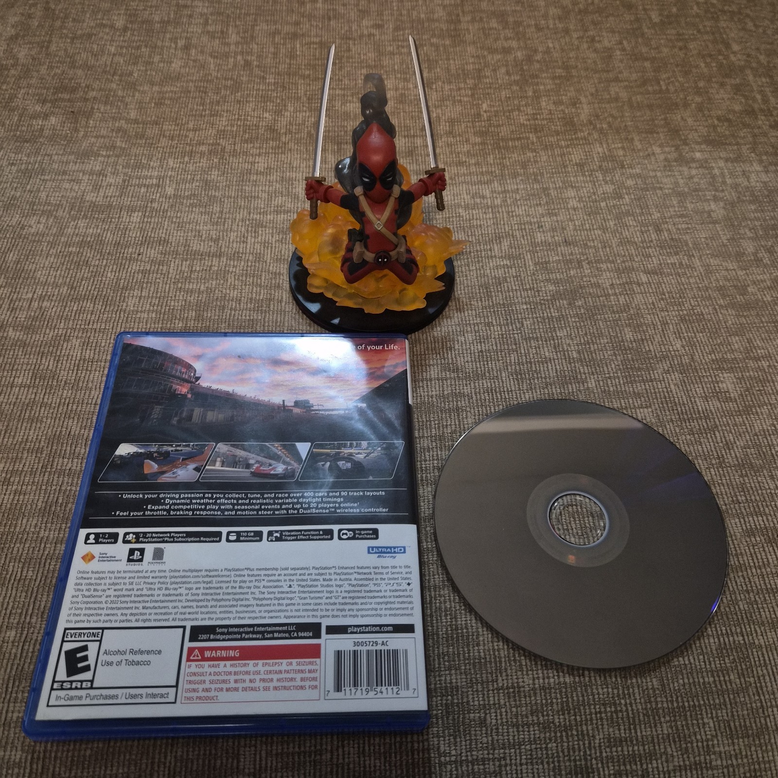 Gran Turismo 7 Standard Edition (Sony PlayStation 5 2022) DISC AND CASE