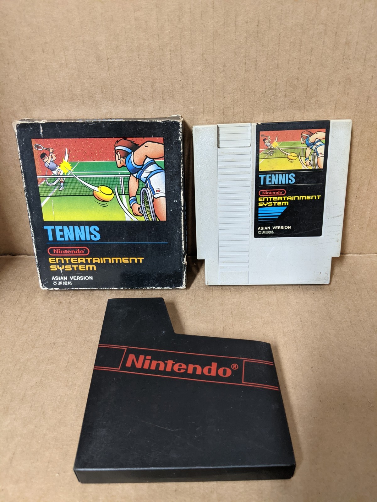 Asian Version Tennis for Nintendo NES ASI