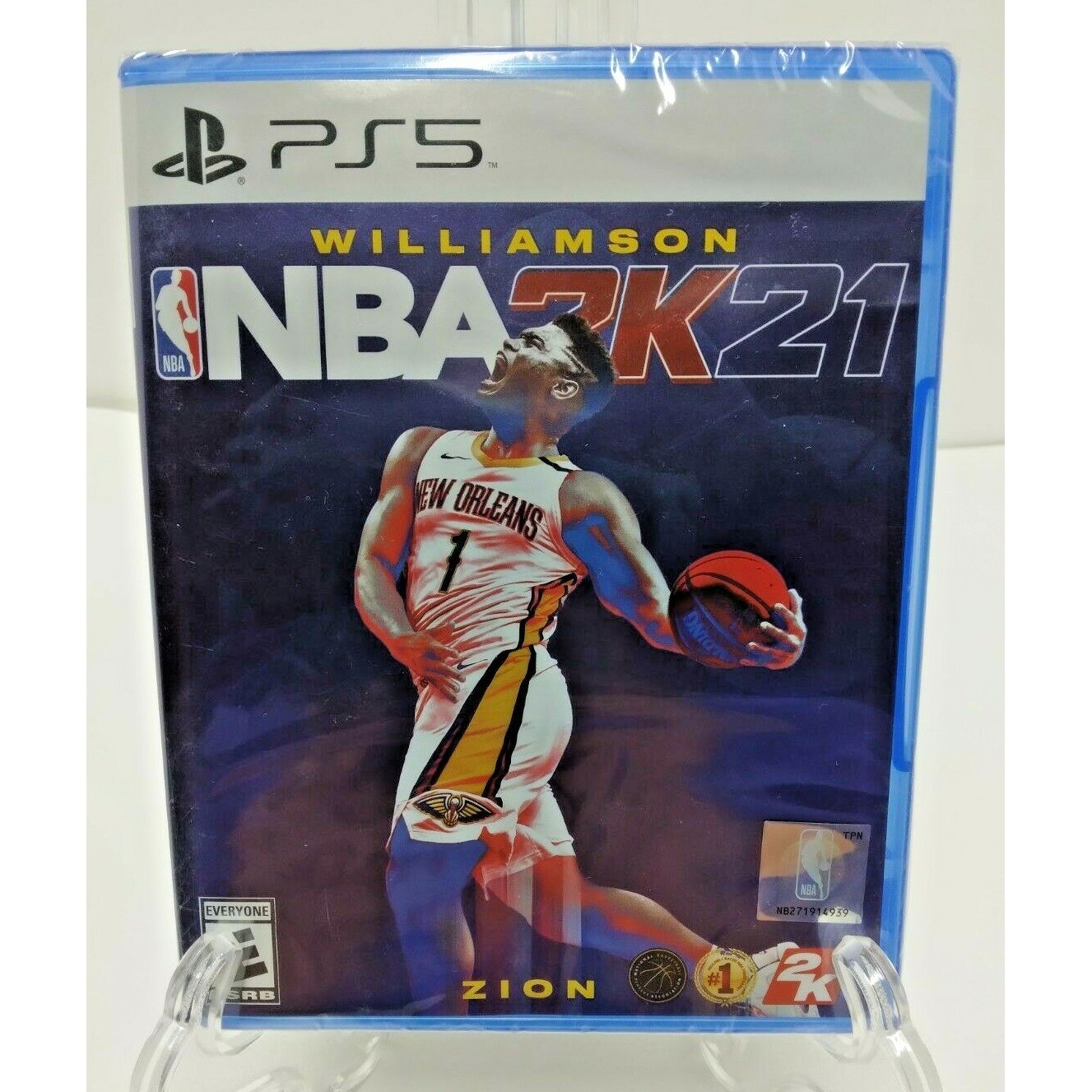 NBA 2K21 Sony PlayStation 5 PS5 Brand New Factory Sealed Zion Williamson Cover