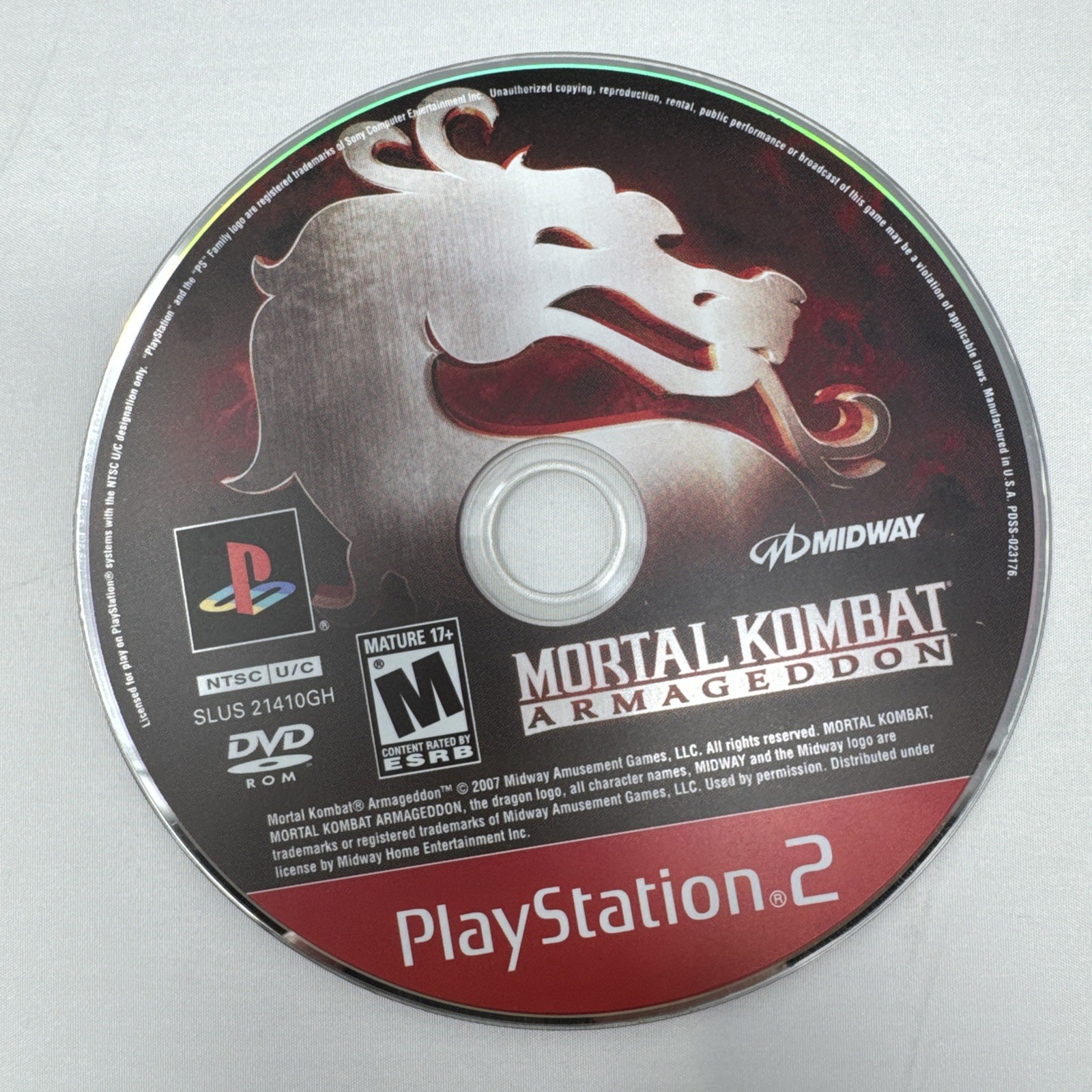 Mortal Kombat Armageddon (Playstation PS2) Black Label Complete CIB w/Reg Card