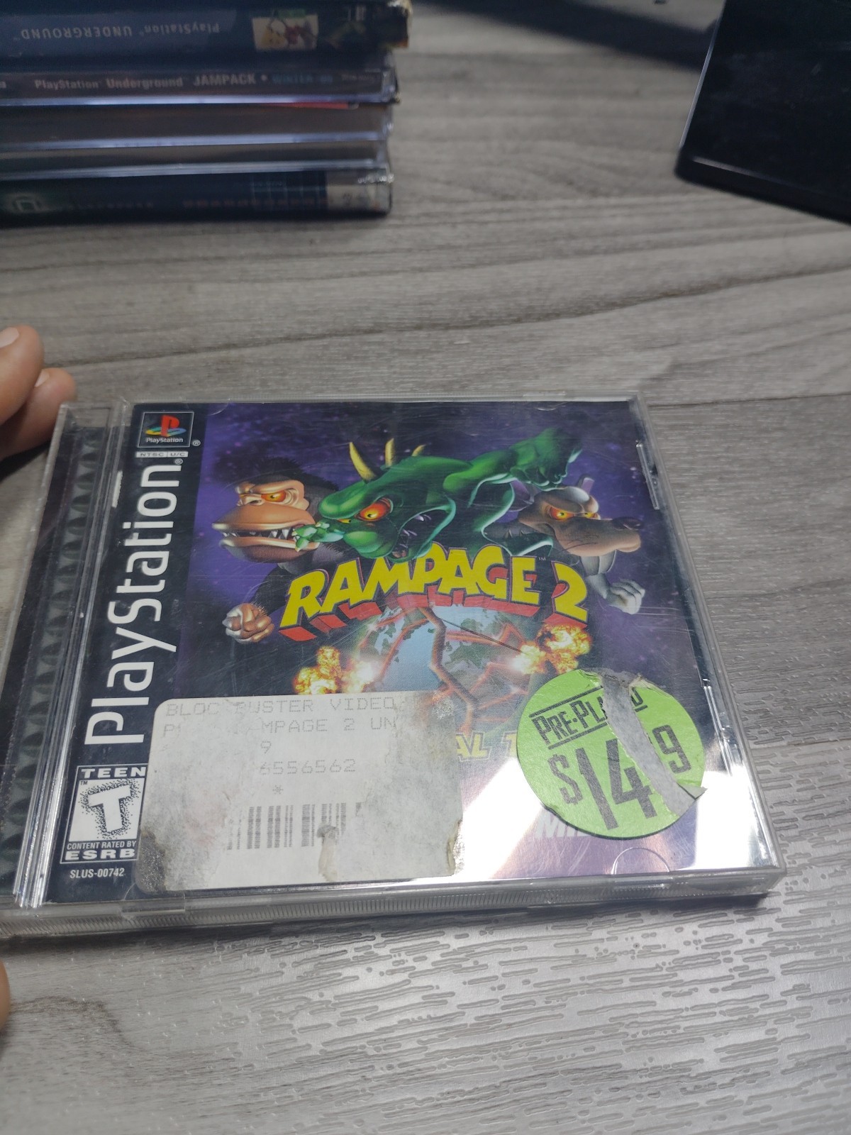 Rampage 2 Universal Tour Sony PlayStation 1 PS1 TESTED