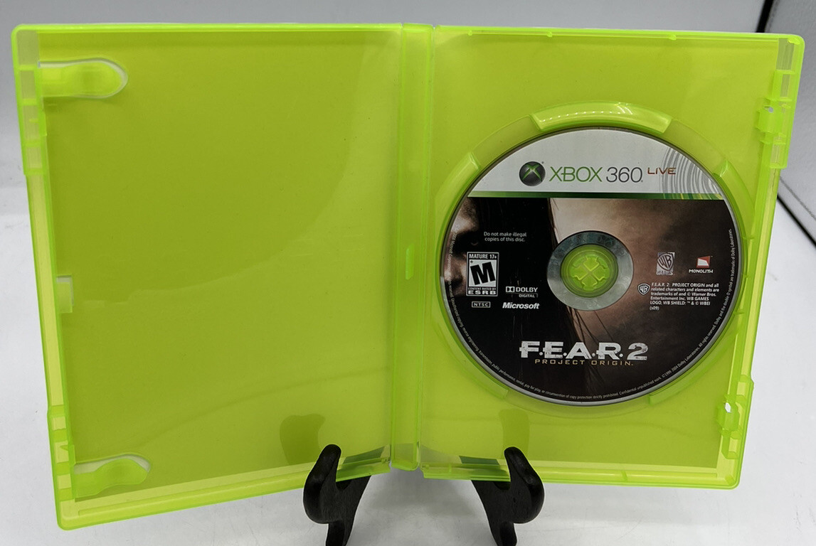 F.E.A.R. 2: Project Origin (Microsoft Xbox 360, 2009) *No Manual*