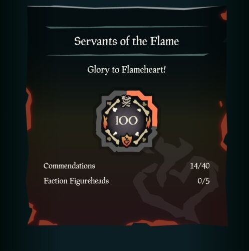 Sea of thieves Boost 0-100 lvl PVP Faction Servants of the Flame | Custom Order