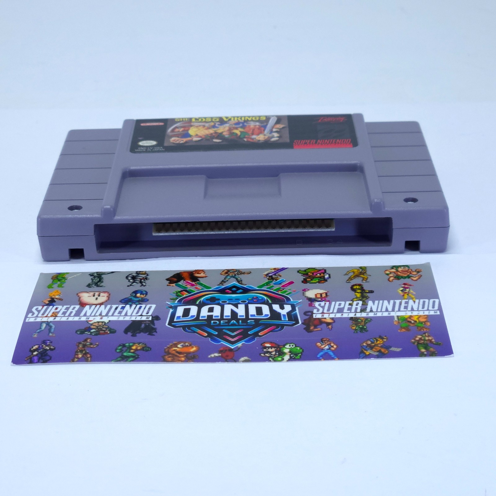 The Lost Vikings SNES W/ Box + Protector – Super Nintendo