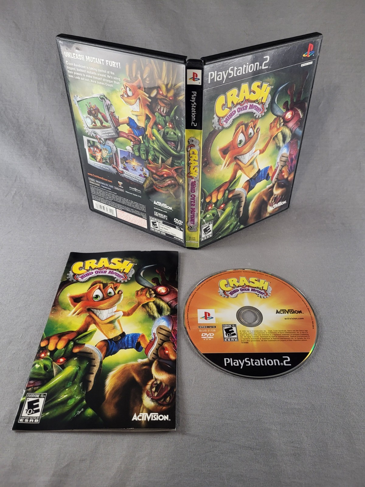 Crash: Mind over Mutant, PS2, Complete, Authentic!