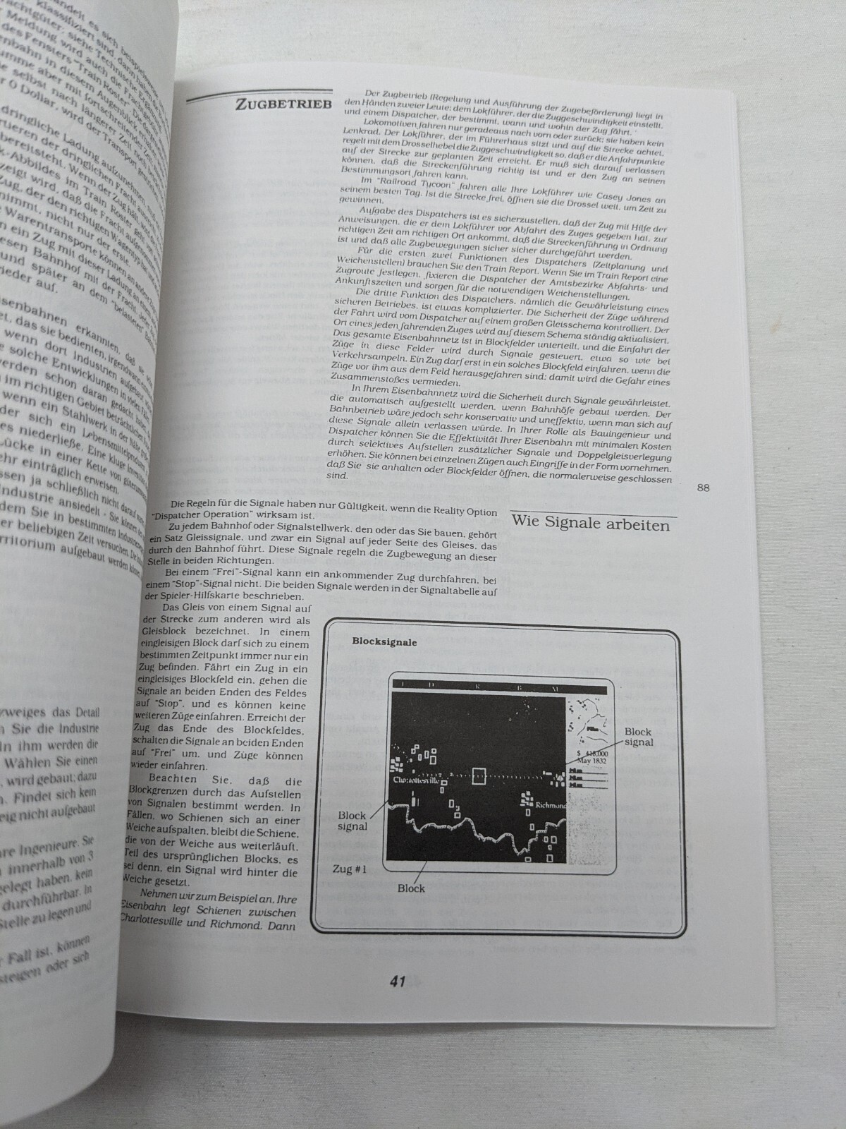 German Sid Meiers Railroad Tycoon Micro Prose Manual