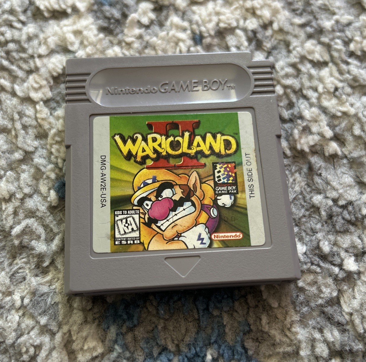 Wario Land II (Nintendo Game Boy, 1998) GB Authentic Cart Only Tested & Works