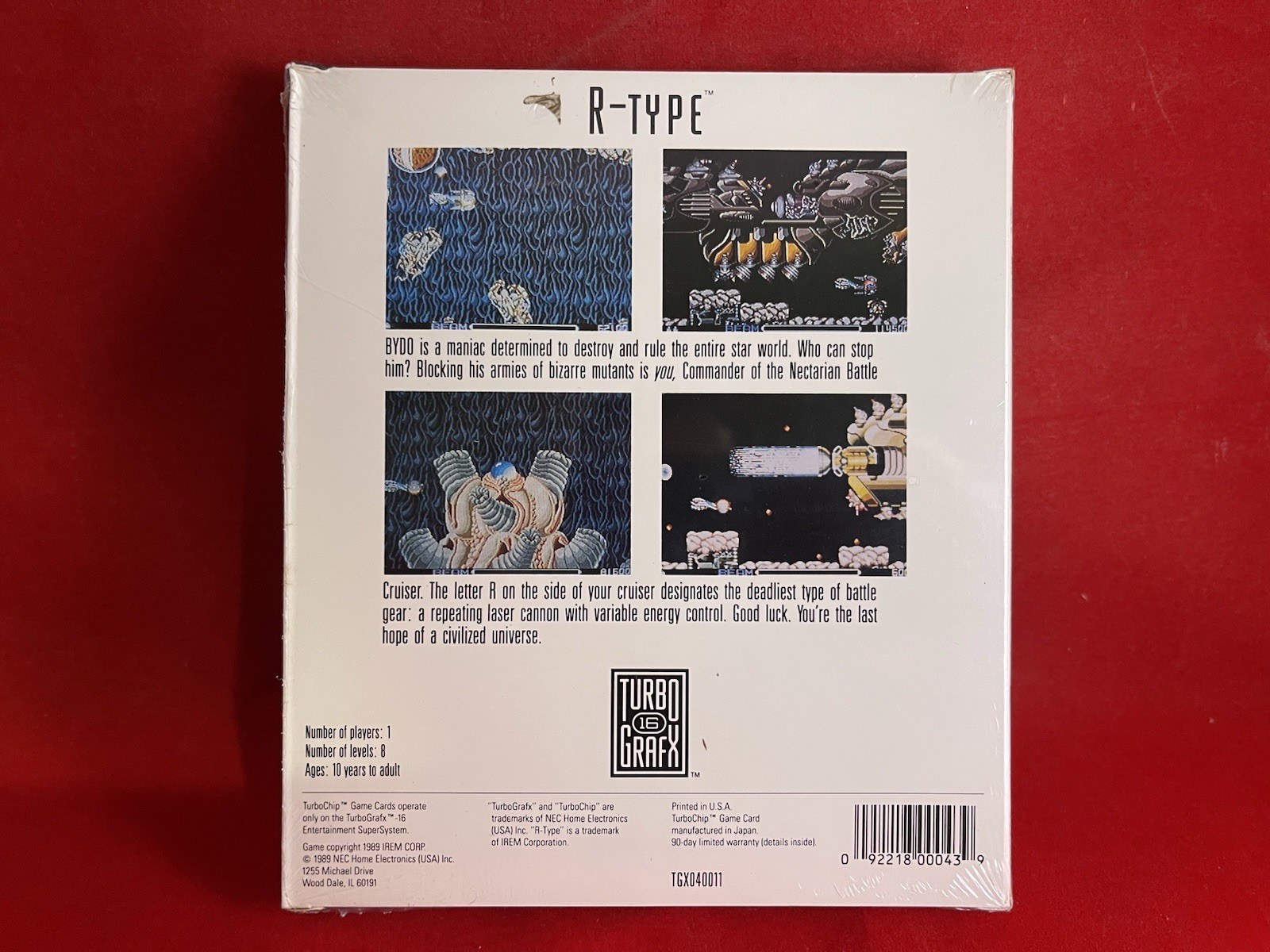 R-Type (TurboGrafx-16, 1991) Brand New Factory Sealed😱🔥