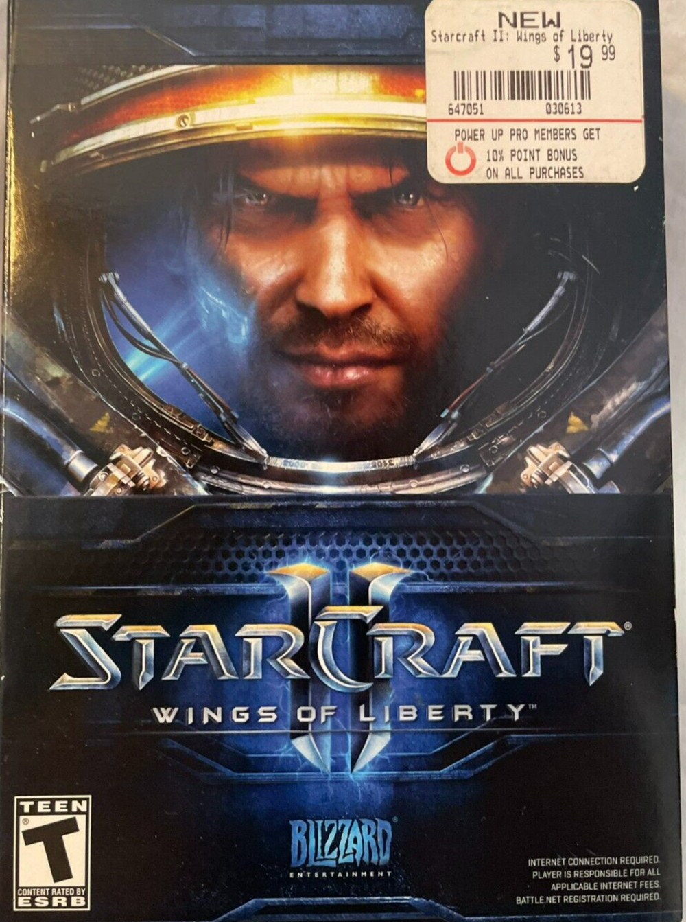 Starcraft Wings of Liberty Rated T PC Game Internet Connection Required
