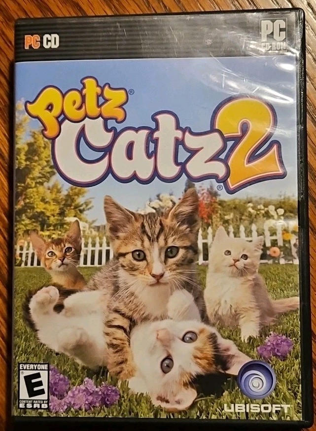 Petz: Catz 2 • PC CD‑ROM • 2007 Ubisoft • Complete • Family Virtual Pet Game