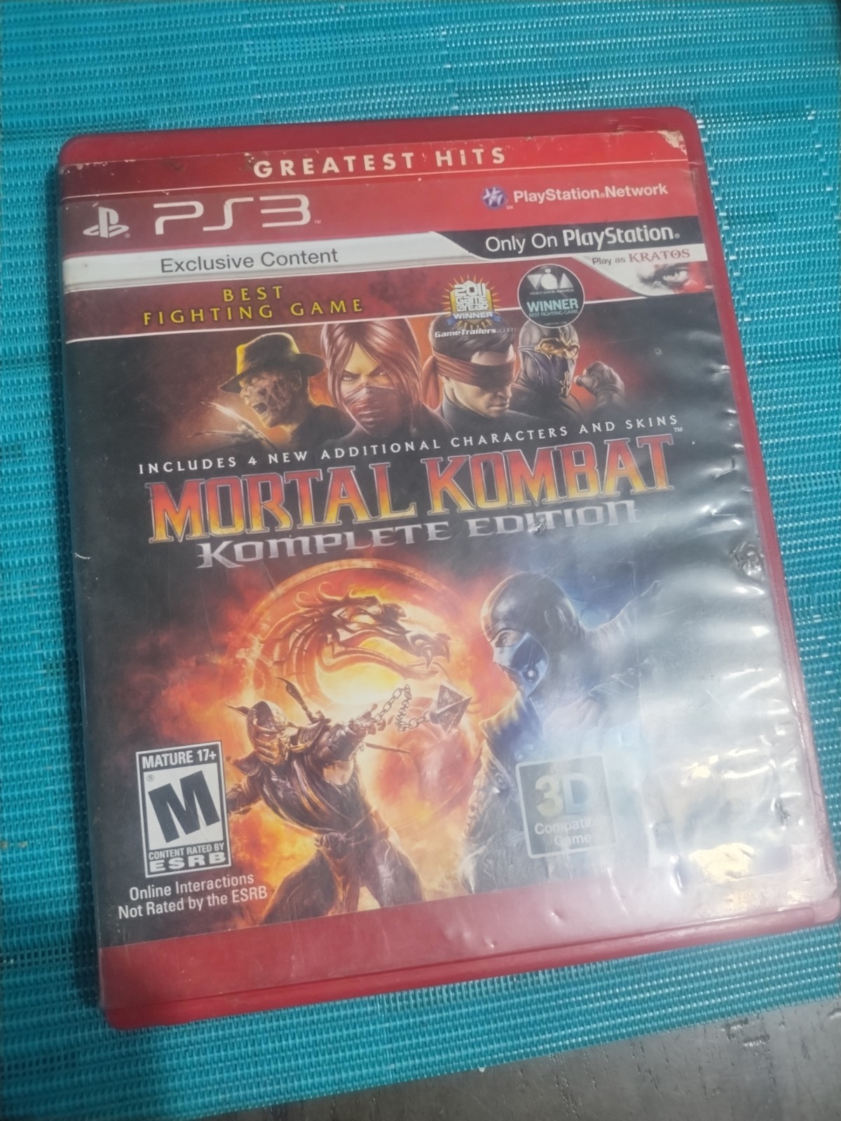 Mortal Kombat: Komplete Edition (Sony PlayStation 3 PS3, 2012)