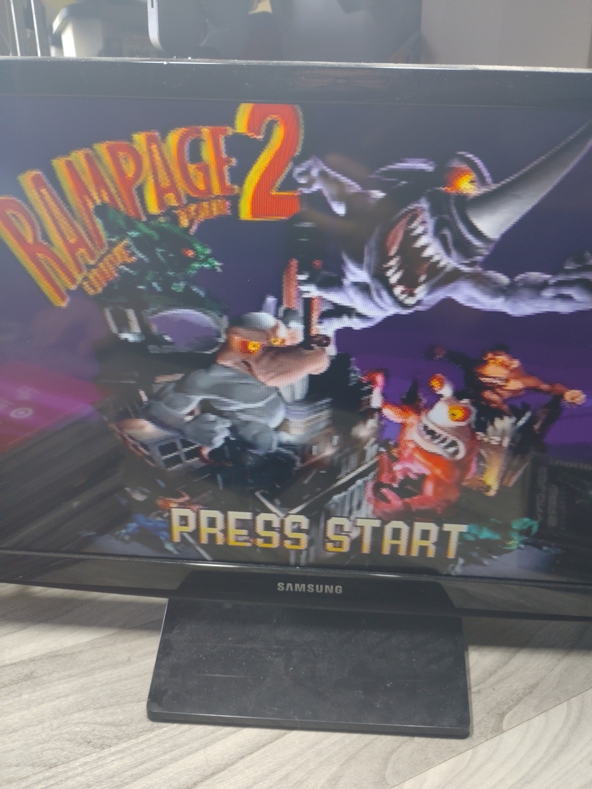 Rampage 2 Universal Tour Sony PlayStation 1 PS1 TESTED
