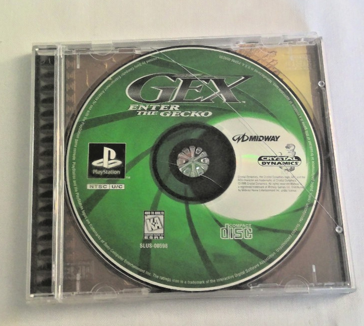 Gex Enter the Gecko (PlayStation 1 PS1, 1998) Tested – Works